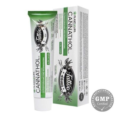 CANNATHOL Crema para Tatuajes con CBD 3% y CBG 0.5%