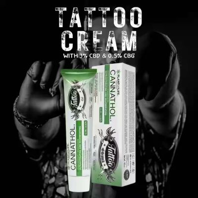 CANNATHOL Crema para Tatuajes con CBD 3% y CBG 0.5%